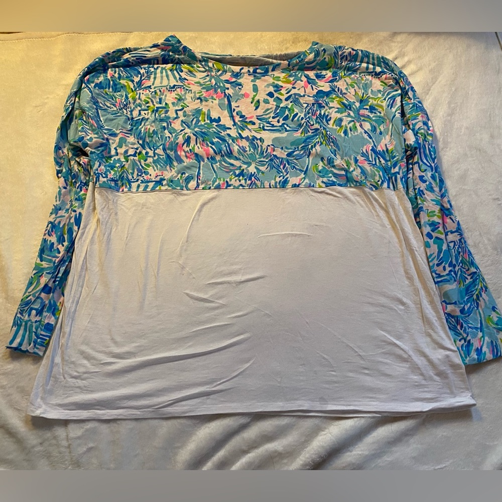 Lilly Pulitzer XXL Multi Finn Top Palms